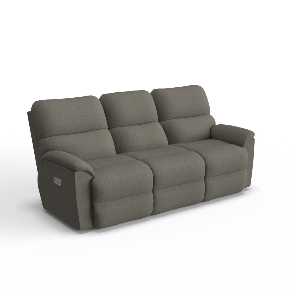 Brooks Power Reclining Sofa w/ Headrest & Lumbar
